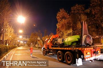 رونمایی از جدیدترین دستگاه ضدعفونی شهری 8