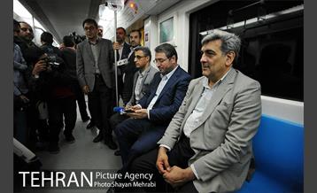 بازدید معاون اول رئیس جمهور به همراه شهردار تهران از مترو تهران 13