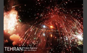 نورافشانی دریاچه شهدای خلیج فارس به مناسبت جشن نیمه شعبان‎‎ 9