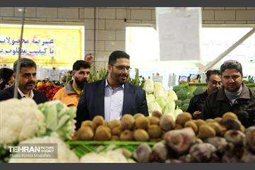 بازدید مدیرعامل سازمان تره‌وبار از میادین میوه 12