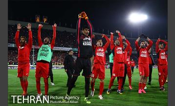 دیدار تیم های فوتبال پرسپولیس و سپاهان