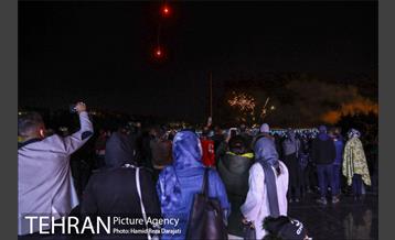 نورافشانی ویژه پُل طبیعت در شب نوروز ۱۴۰۰