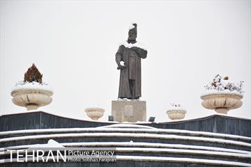 روز برفی تهران در بوستان ملت 7