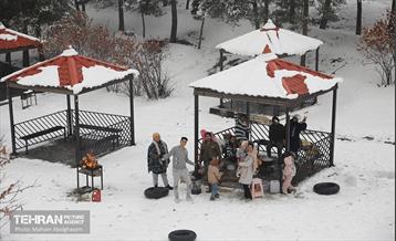 روز برفی تهران - 2 9
