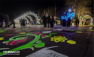 تهران غرق در نور 4