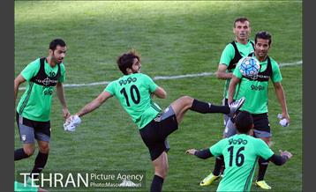 تمرین تیم ملی فوتبال