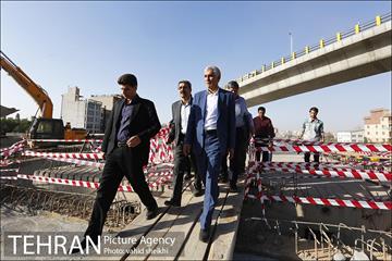بازدید شهردار تهران از پروژه های عمرانی شهر تهران 27