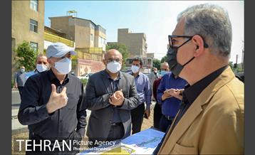 بازدید مدیران شهری تهران از پروژه باغ راه حضرت فاطمه(س) 10