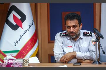 قدرت الله محمدی رییس سارمان اتش نشانی شهر تهران