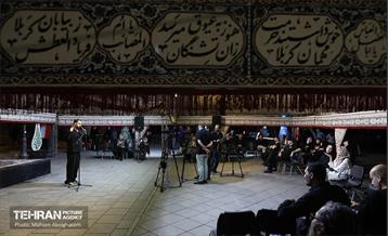 عزاداری شب هفتم محرم در خیمه هنر 1