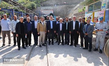 بازدید شهردار و استاندار تهران از سد لار 9