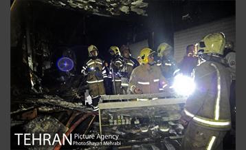 آتش سوزی در پاساژ پایتخت 12