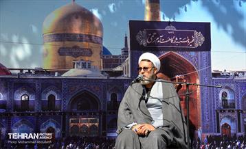 مراسم شهادت امام رضا(ع) و سالگرد تدفین شهدای گمنام منطقه۸