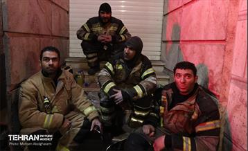 آتش‌سوزی در بیمارستان گاندی تهران 42