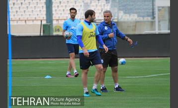 تمرین تیم فوتبال استقلال تهران