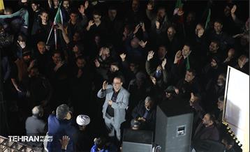 عزاداری هفتمین شب شهادت رهبر انقلاب در میدان دوم نازی آباد 15