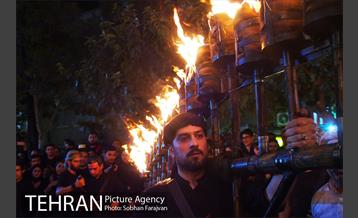 آیین مشعل گردانی نجفی های مقیم تهران 11