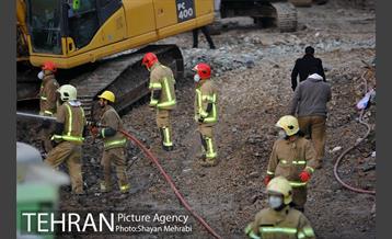 پنجمین روز آواربرداری ساختمان پلاسکو 13