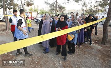 تمرین زلزله، تخلیه امن و اسکان اضطراری در منطقه ۵ 5