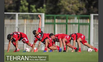 تمرین تیم ملی فوتبال زیر نظر ویلموتس با حضور پرسپولیسی‌ها 9