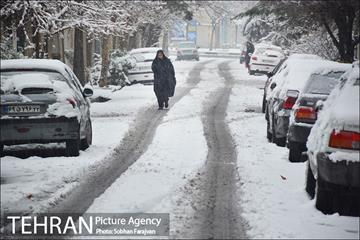 بارش برف زمستانی در تهران-2 3