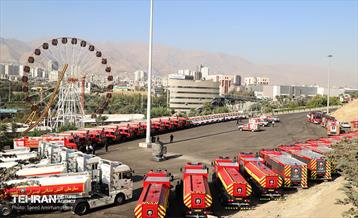 رونمایی از تجهیزات جدید سازمان آتش نشانی تهران  28