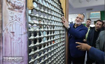 حضور شهردار تهران در بیت الزهرا (س) کرمان 5