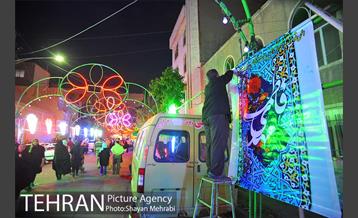 خیابان های تهران در شب میلاد امام زمان (عج) 4