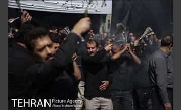 تجمع دسته های عزاداری روزعاشورا در چیذر‎ 9