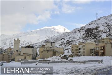 طبیعت برفی شمال تهران 1