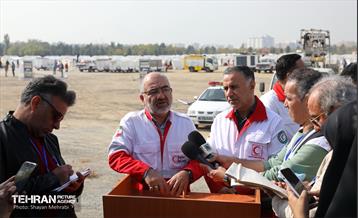 مانور تمرین اسکان اضطراری کلانشهر تهران 21