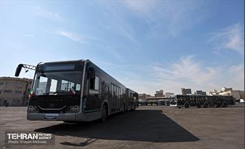 ورود اتوبوس‌های دوکابین جدید به تهران 6