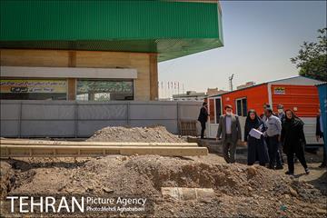 بازدید مهندس شاپور رستمی معاون هماهنگی و امور مناطق شهرداری تهران از پروژه های منطقه ۸ 7