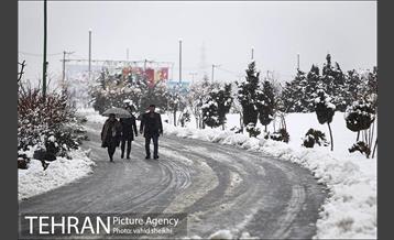 تفریحات برفی در پارک پردیسان تهران 3