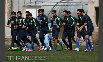 اخرین تمرین تیم فوتبال استقلال تهران در سال 95