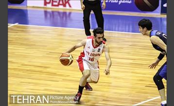 دیدار بسکتبال ایران و کره جنوبی در جوانان آسیا 14