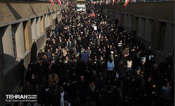 مراسم تشییع پیکرهای ۱۰۰ شهید گمنام 43