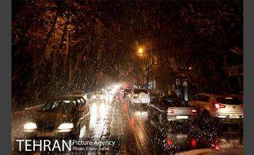 بارش اولین برف پاییزی تهران 27