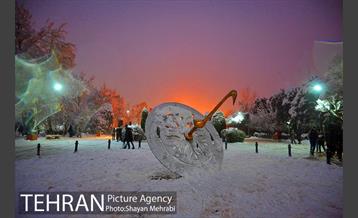 روز برفی در پارک لاله 15