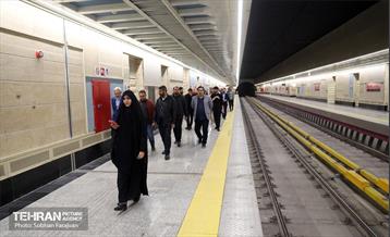 بازدید فعالان فضای مجازی از ایستگاه مریم مقدس(س) 9