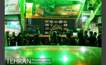 عزاداری شب پنجم ماه محرم در محله گرگان 11