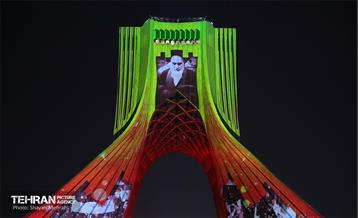 نور افشانی در شب سالگرد پیروزی انقلاب اسلامی - 2 23