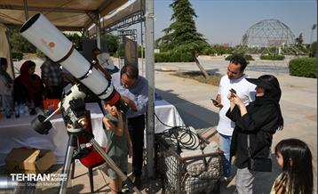 رصد خورشید در برج میلاد 4