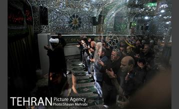 حضور شهردار تهران در مراسم عزاداری تاسوعای حسینی، بازار تهران 35