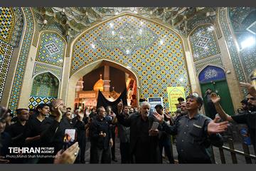 مراسم عزاداری مسلمیه در حرم حضرت عبدالعظیم (ع)