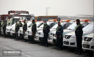 مانور برف روبی منطقه 19 شهرداری تهران 10