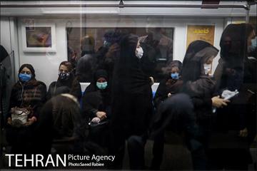 بازدید سخنگوی دولت از طرح استفاده اجباری ماسک در مترو 17