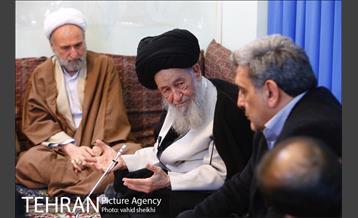 دیدار شهردار تهران با آیت الله العظمی علوی گرگانی  14