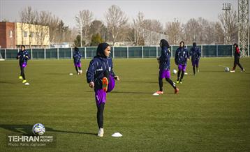 تمرین تیم ملی فوتبال زنان 4