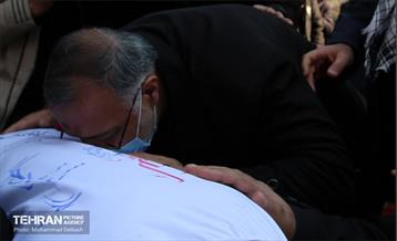 تشییع دو شهید گمنام در منطقه 15 1